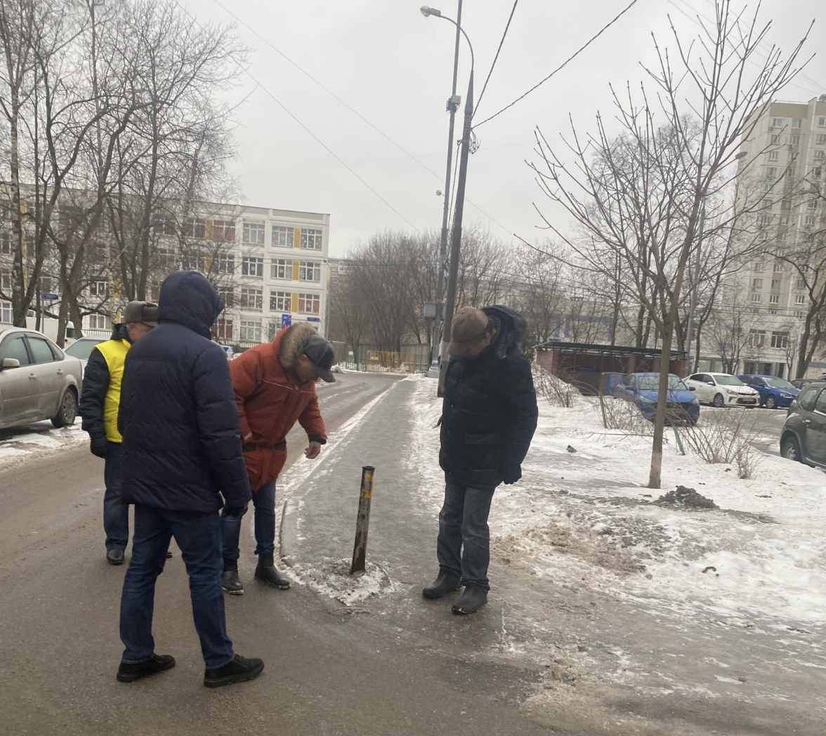 Южное Медведково - Глава управы района Южное Медведково провел первый в  2023 году обход территории